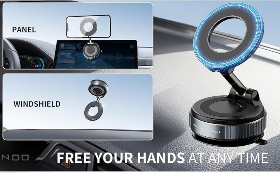 **Magnetic 360° Hands-Free Phone Mount™**