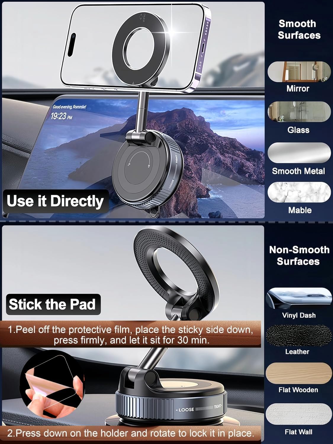 **Magnetic 360° Hands-Free Phone Mount™**