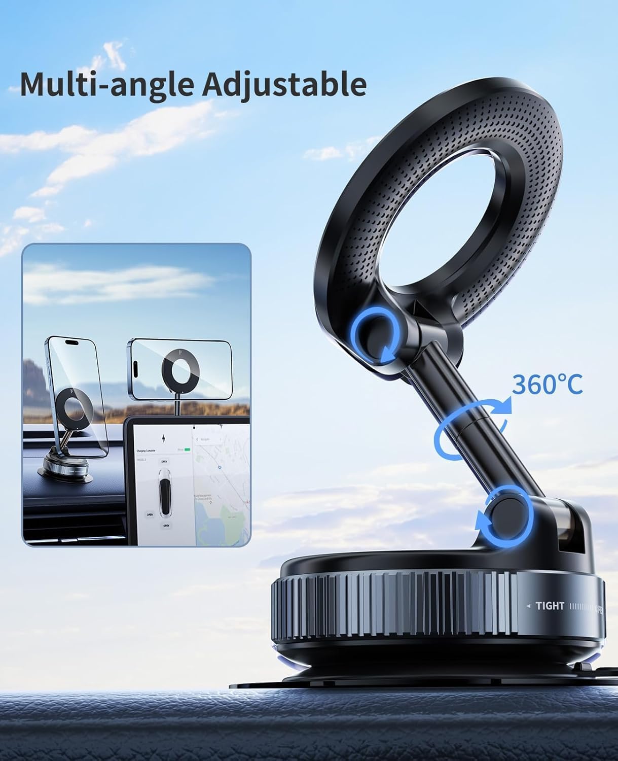 **Magnetic 360° Hands-Free Phone Mount™**