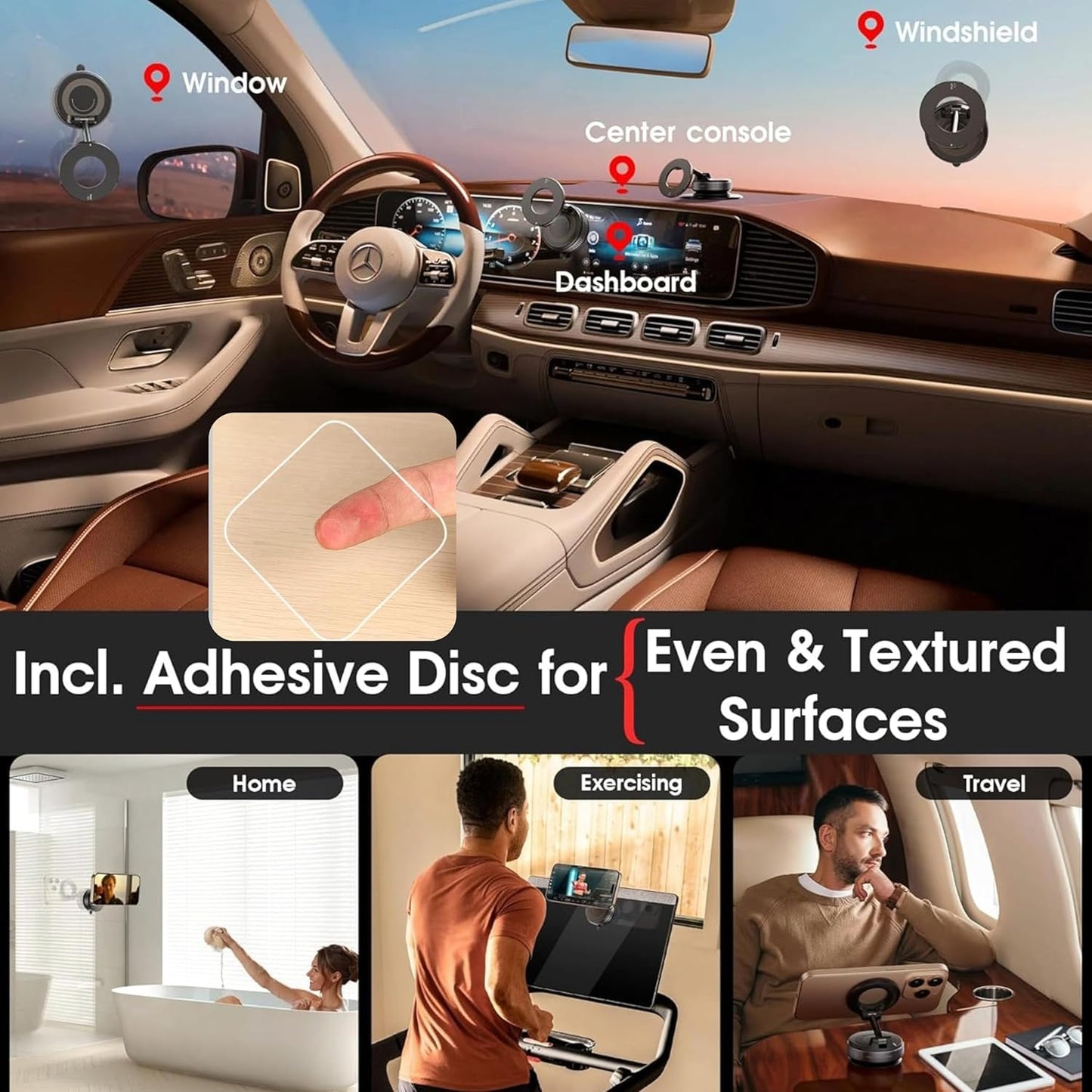 **Magnetic 360° Hands-Free Phone Mount™**